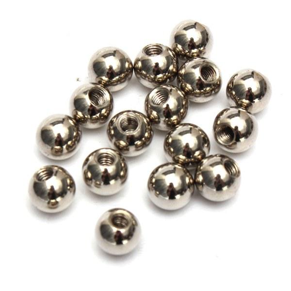 16pcs M4 Threaded Steel Ball Magnetic Joint Rod Ends