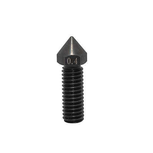 1pc M6 0.4mm Hardened Steel Volcano Nozzle For High Temperature 3D Printing - Artillery Sidewinder X1