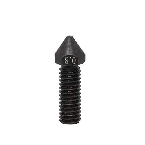 1pc M6 0.8mm Hardened Steel Volcano Nozzle For High Temperature 3D Printing - Artillery Sidewinder X1