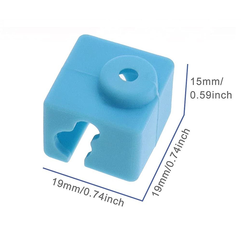 3D Printer Silicone Sock Hotend Cover for E3D-V5/ Anycubic Kossel / i3 Mega / i3-X / i3-S / 4Max Pro