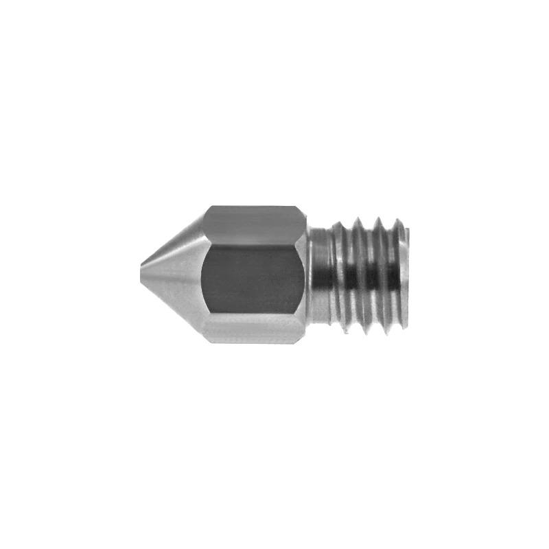 5pcs Stainless Steel MK8 Nozzle for High Temperature 3D Printing PEI PEEK Carbon 0.2/0.3/0.4/0.5/0.6mm
