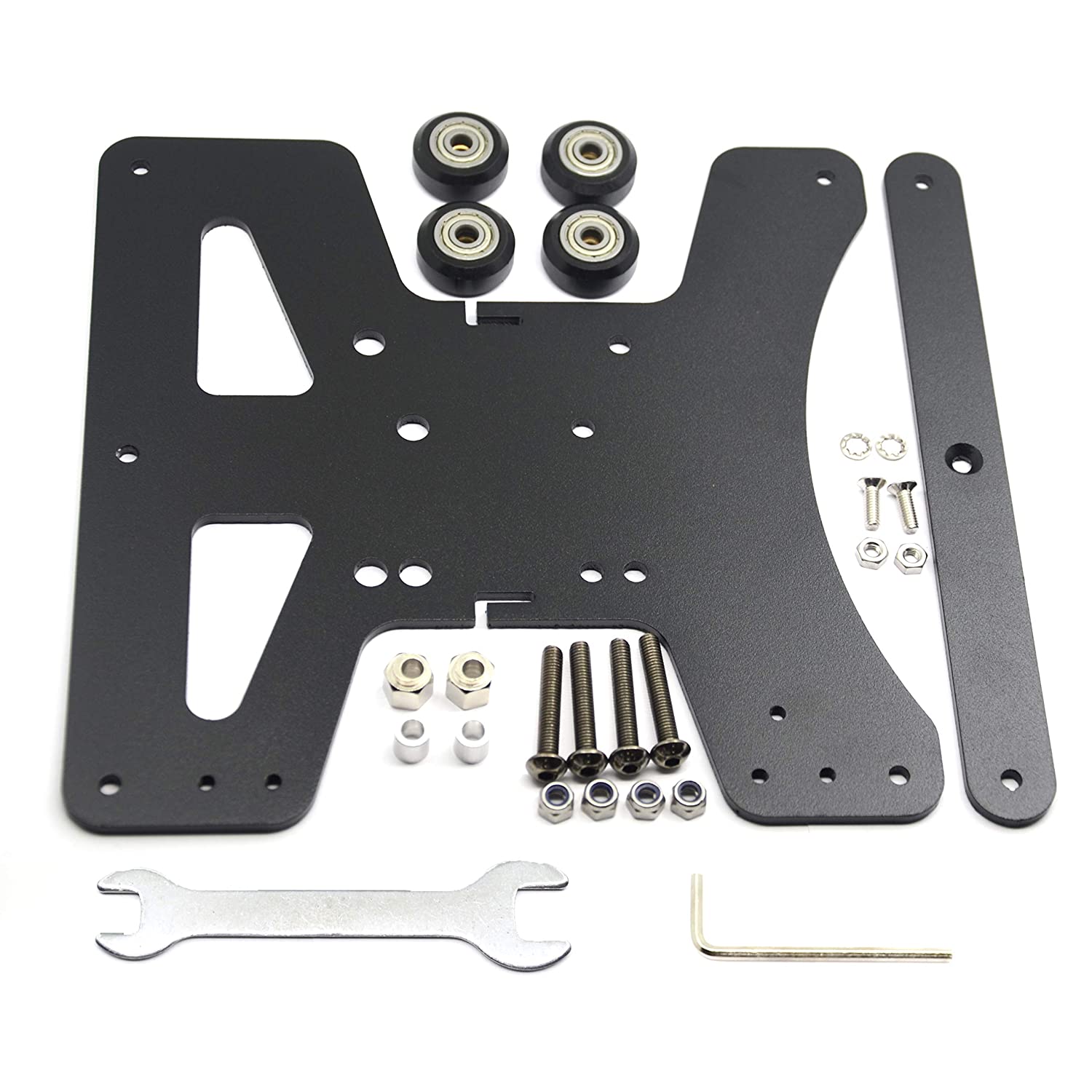 Creality 3D® Aluminium V2 Modular Y Carriage Plate Upgrade Kit with 3-Point Leveling Adjustment for Creality Ender 3 / Ender 3 Pro