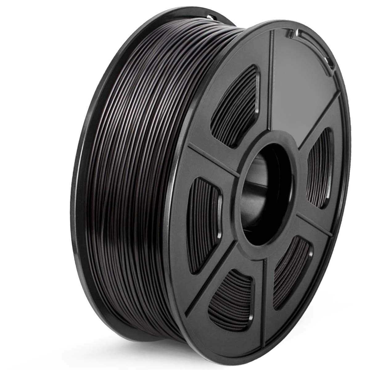 Black ABS 3D Printer Filament 1.75mm 1Kg Spool (2.2lbs), Dimensional Accuracy of +/- 0.02mm