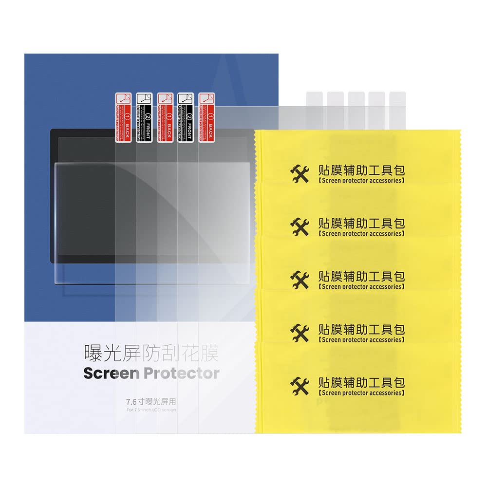 ANYCUBIC 7.6 inch Screen Protector Anti-scratch Film for Photon M3 LCD Resin Printer (5pcs)