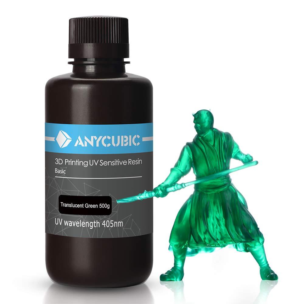 ANYCUBIC LCD UV Resin 405nm Rapid Photopolymer for LCD/DLP/SLA 3D Printers (500g / 1000g)