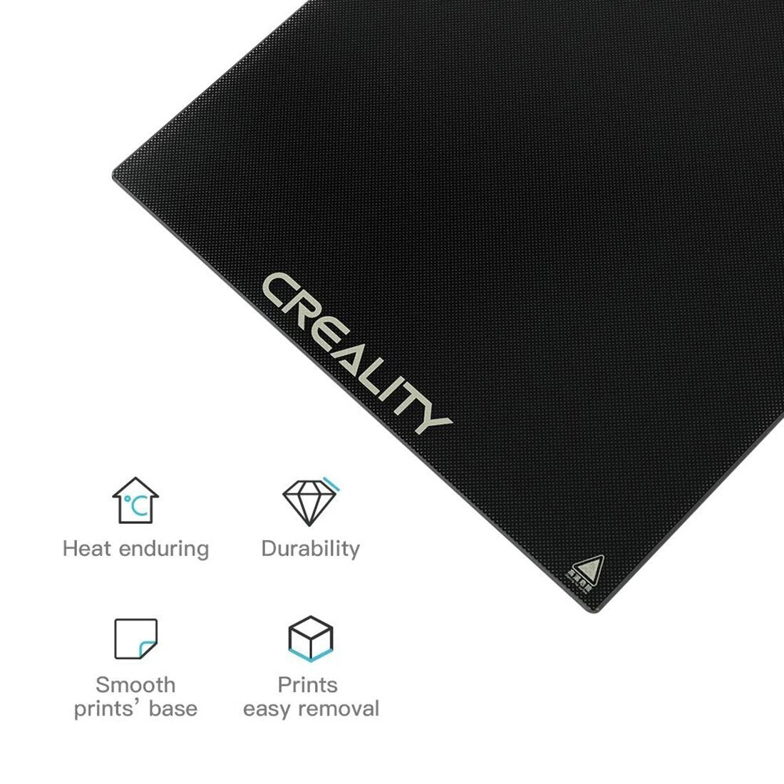 Creality 3D® CR-10S Pro/V2/CR-X Glass Bed Build Surface (310 x 320mm) Carborundum Glass Platform