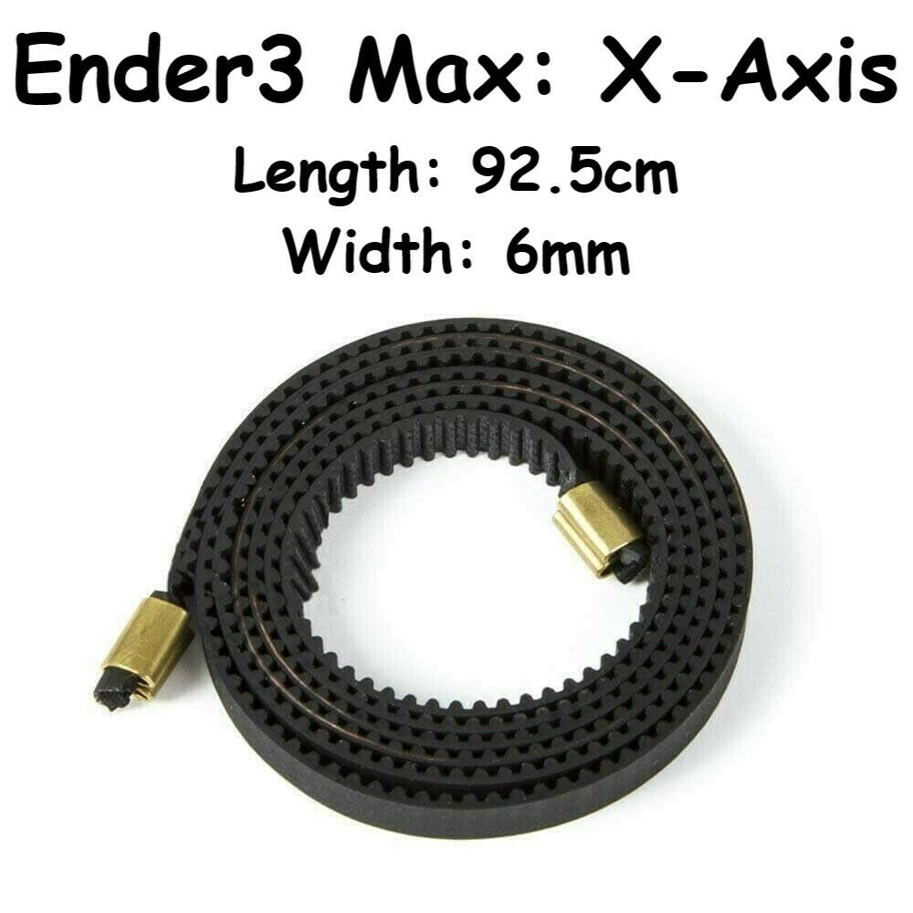 Creality Ender 3 Max X-Axis Rubber Timing Belt | X Axis GT2 6mm Replacement Part