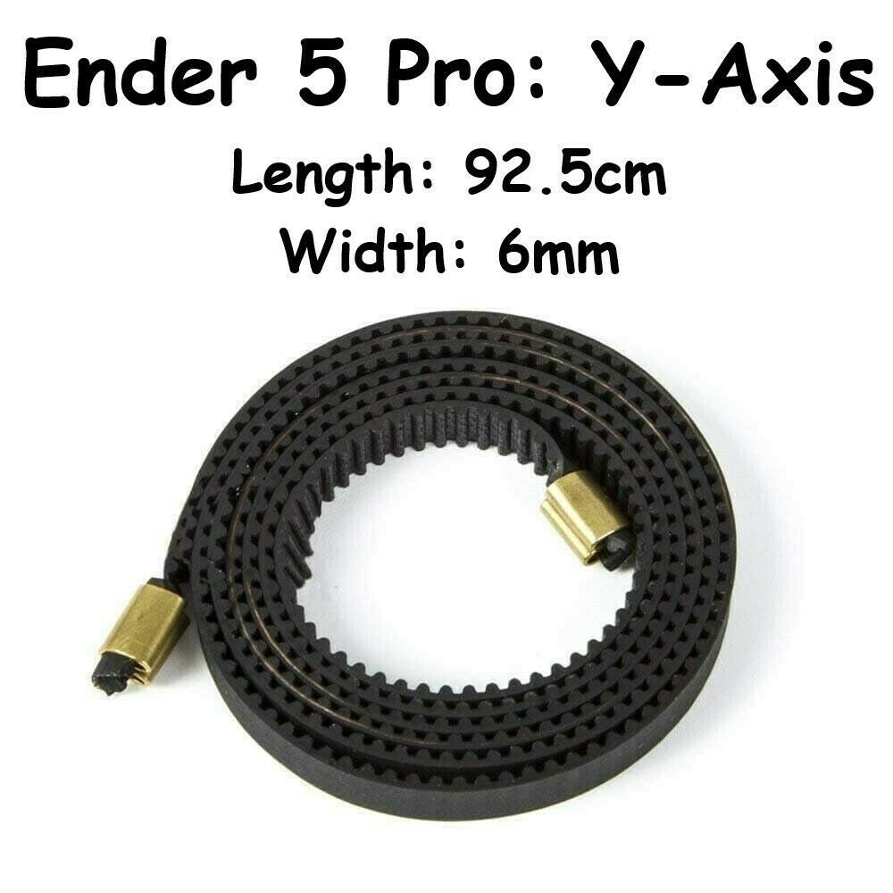 Creality Ender 5 Pro Y-Axis Rubber Timing Belt | Y Axis GT2 6mm Replacement Part
