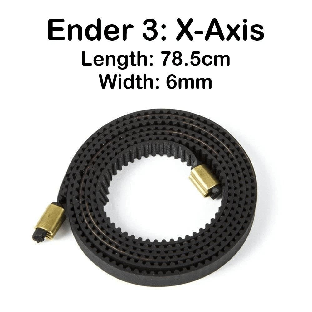Creality Ender 3 X & Y Axis Rubber Timing Belt Replacement GT2 6mm (X & Y Axis)