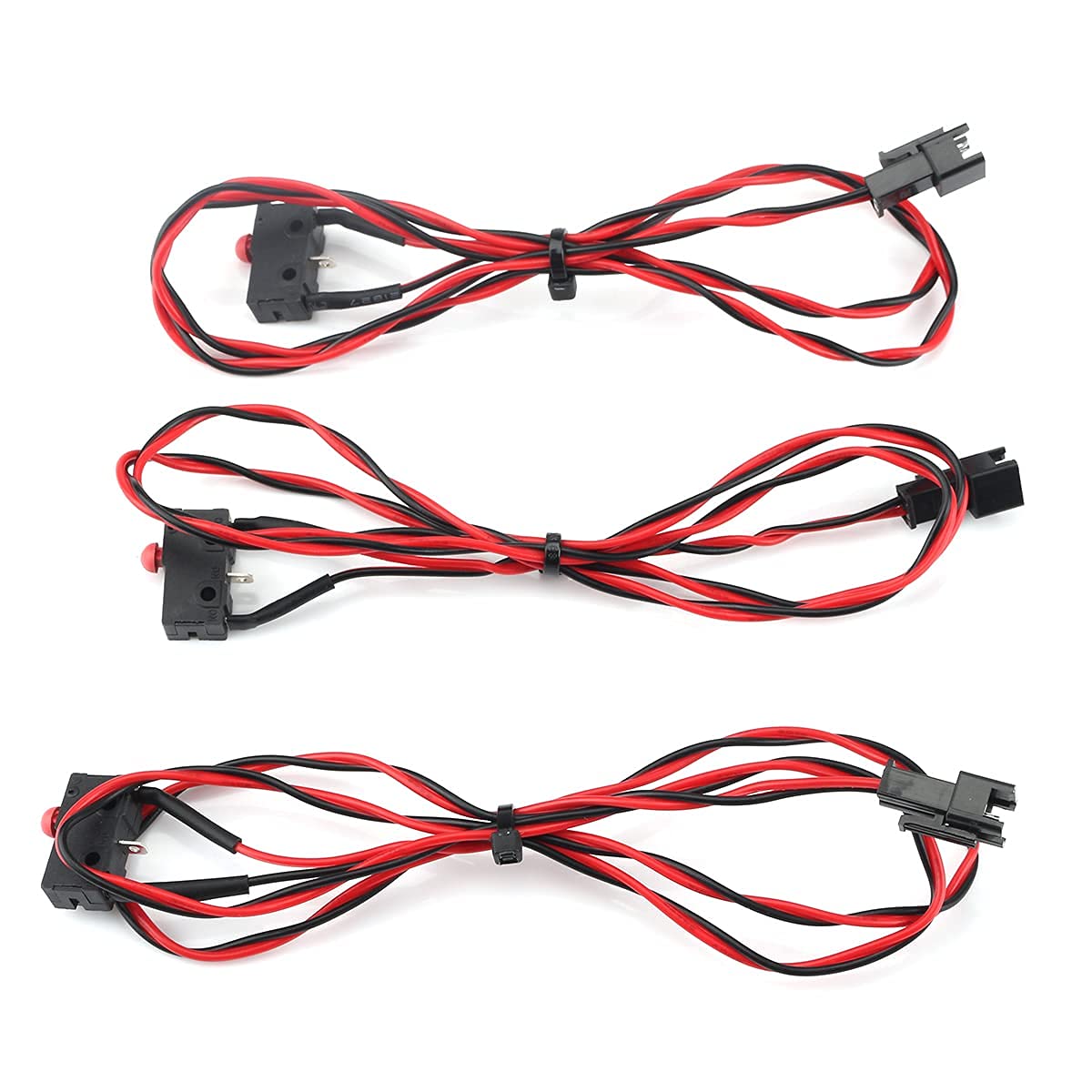 FLSUN® 3pcs Mechanical Endstop Limit Switch Module + 730mm Cable for QQ-S / Q5