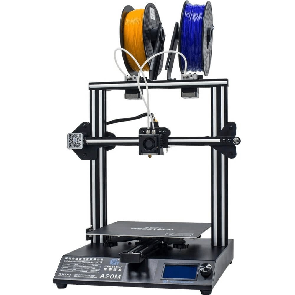 Geeetech® A20M Dual Extruder Mix-Colour 3D Printer (255x255x255mm Build Volume) Resume Print / Filament Detector / Open Source GT2560 Control Board