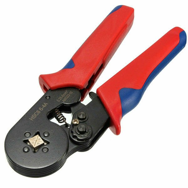 HSC8 6-4A AWG23-10 Wire Stripper Self Adjusting Crimping Plier Ratcheting Tool