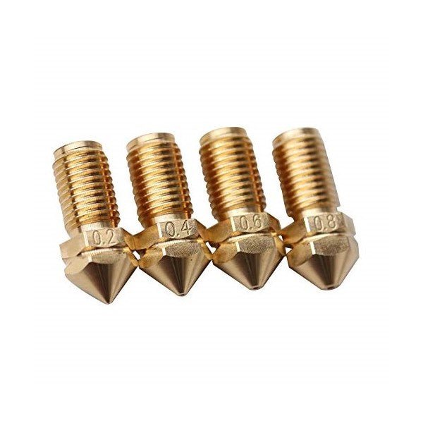 MK8 Brass Tip Nozzles, Small Resistance Nozzle Cleaning Kit