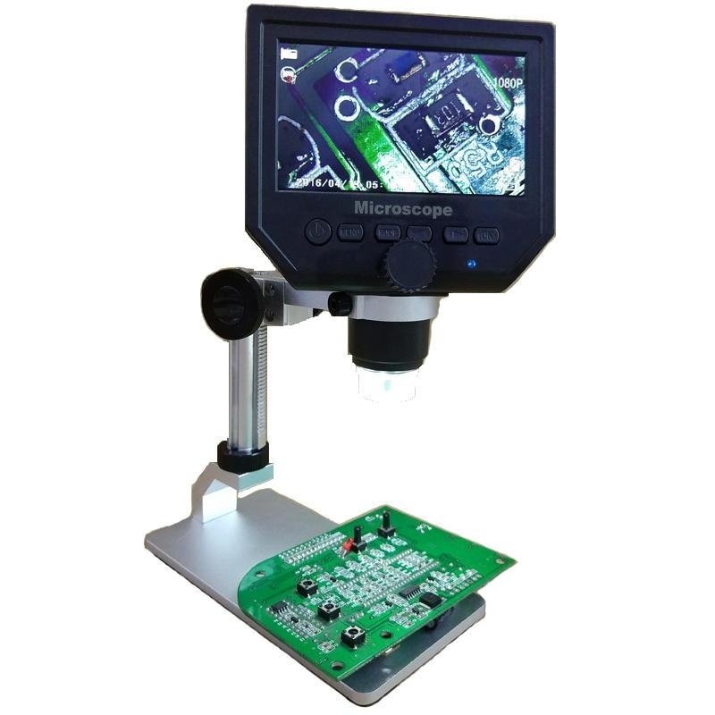 Portable LCD Digital Microscope (G600) Digital 1-600X 3.6MP 4.3inch HD LCD Display