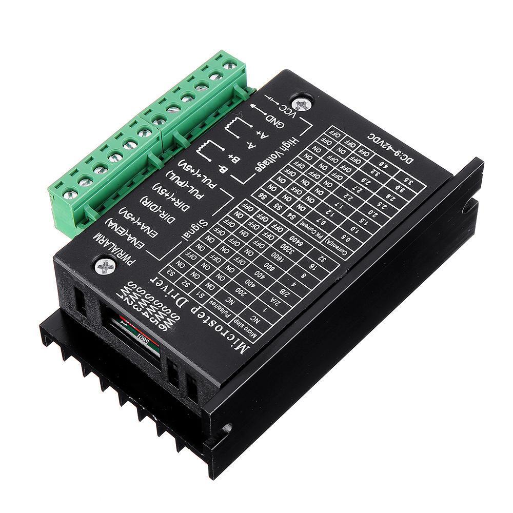 TB6600 Upgraded Stepper Motor Driver Controller for 4A 9~40V TTL 32 Micro-Step 2 or 4 Phase of 42/57 Stepper Motor 3D Printer CNC Part