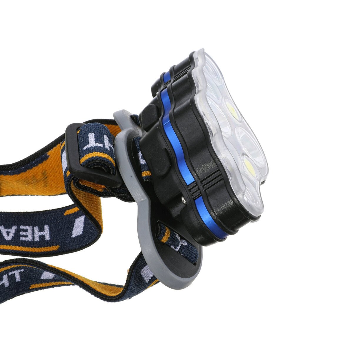 The Ultimate Head Torch with 8 Headlights, Mechanical Zoom and USB Charging