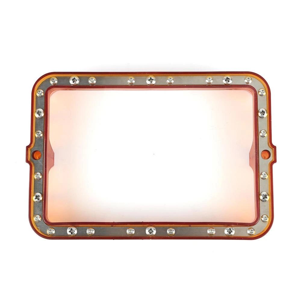 Transparent Orange DLP Plastic Slot Material Rack Resin Vat With 5pcs FEP Film For DLP SLA 3D Printer Compatible 5.5 inch