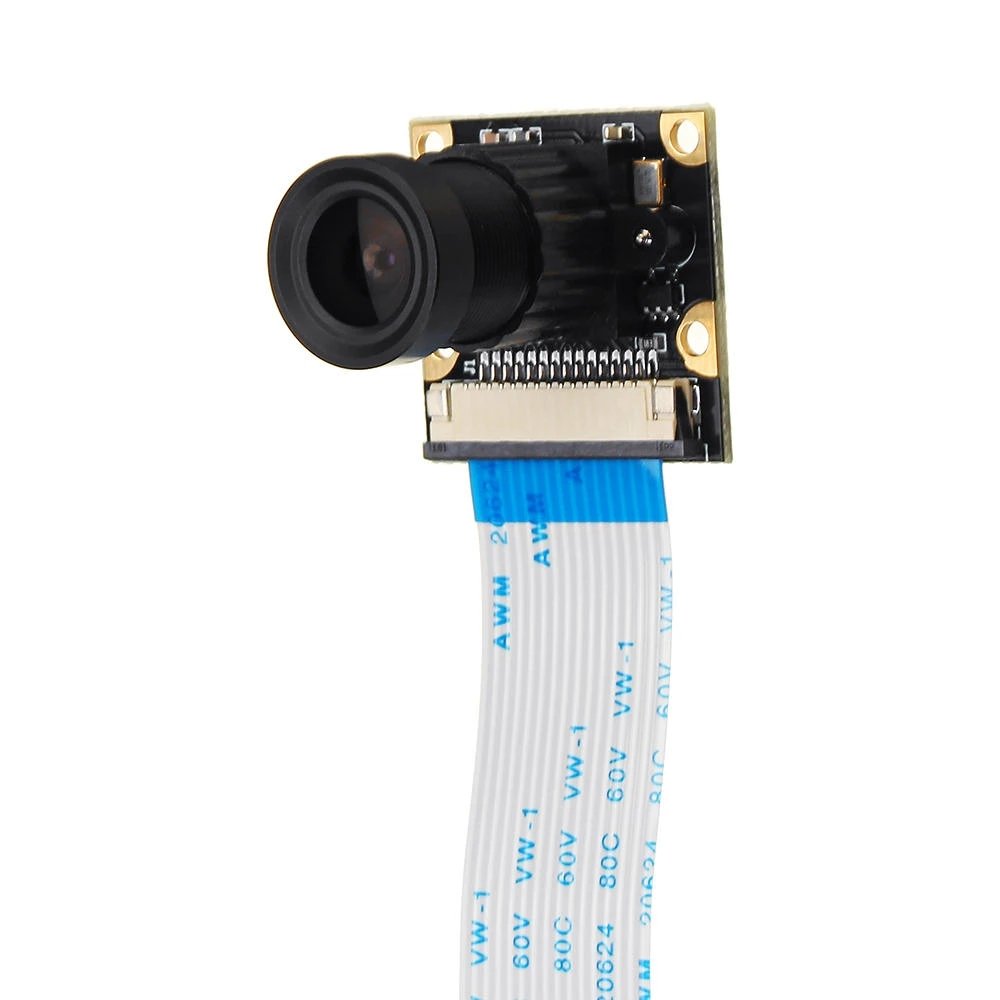 1080p 5MP Pi Camera Module with 160° Fisheye Lens + IR Night Vision for Raspberry Pi 4 Model B/ 3 Model B / 2B / B+ / A+