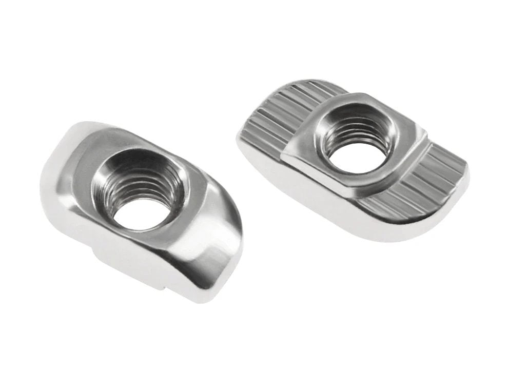 M3, M4 or M5 Carbon Steel T-Nuts (Pack of 10)
