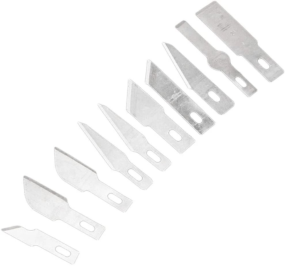 13Pcs 3D Printer Hobby Knife Set - Trimming Tool, Ideal for Detailed Work, 3D Print Cleaning and Craft Kit