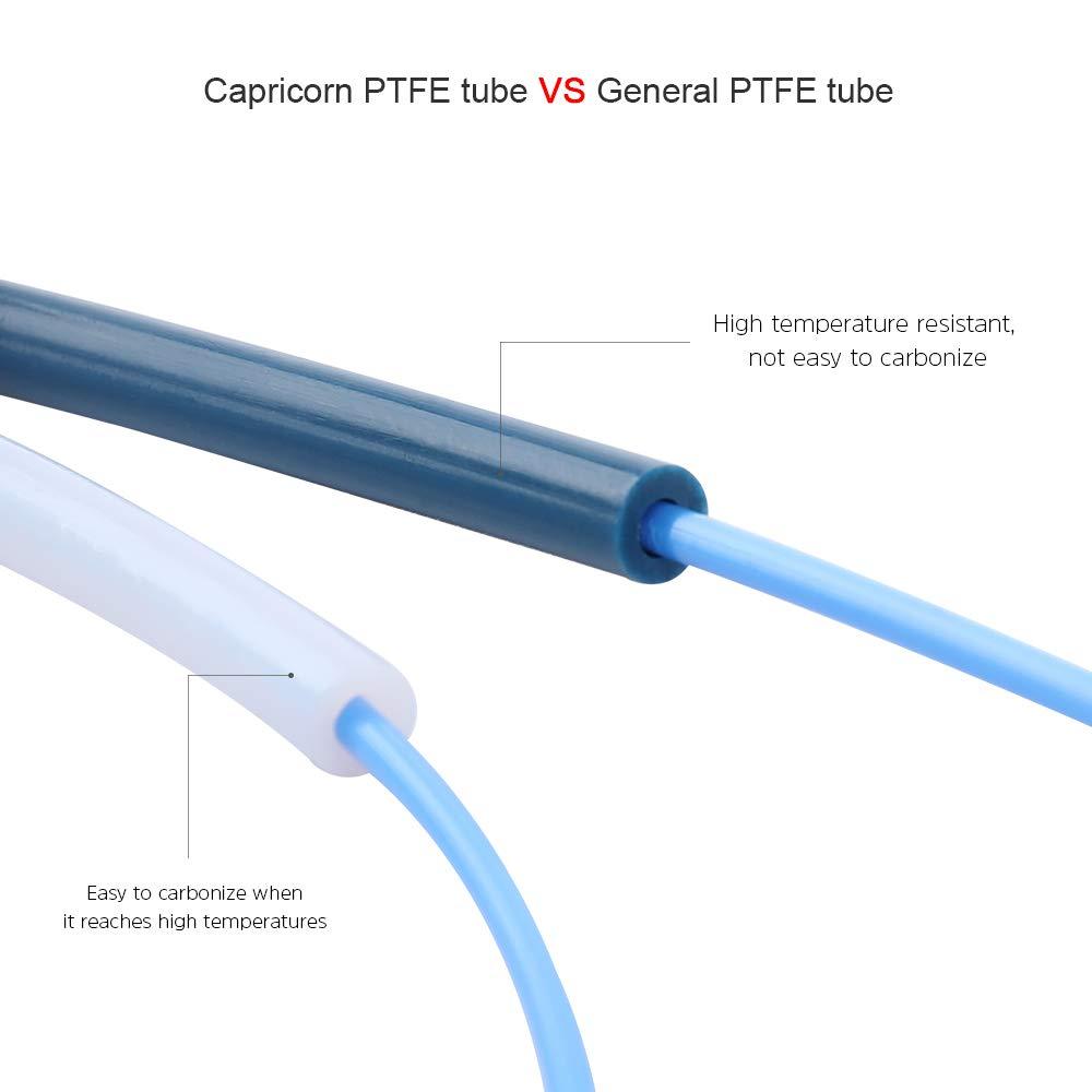 1M Genuine Capricorn® Premium XS Bowden PTFE Tubing / Tube XS Series + Black or Blue Tube Cutter