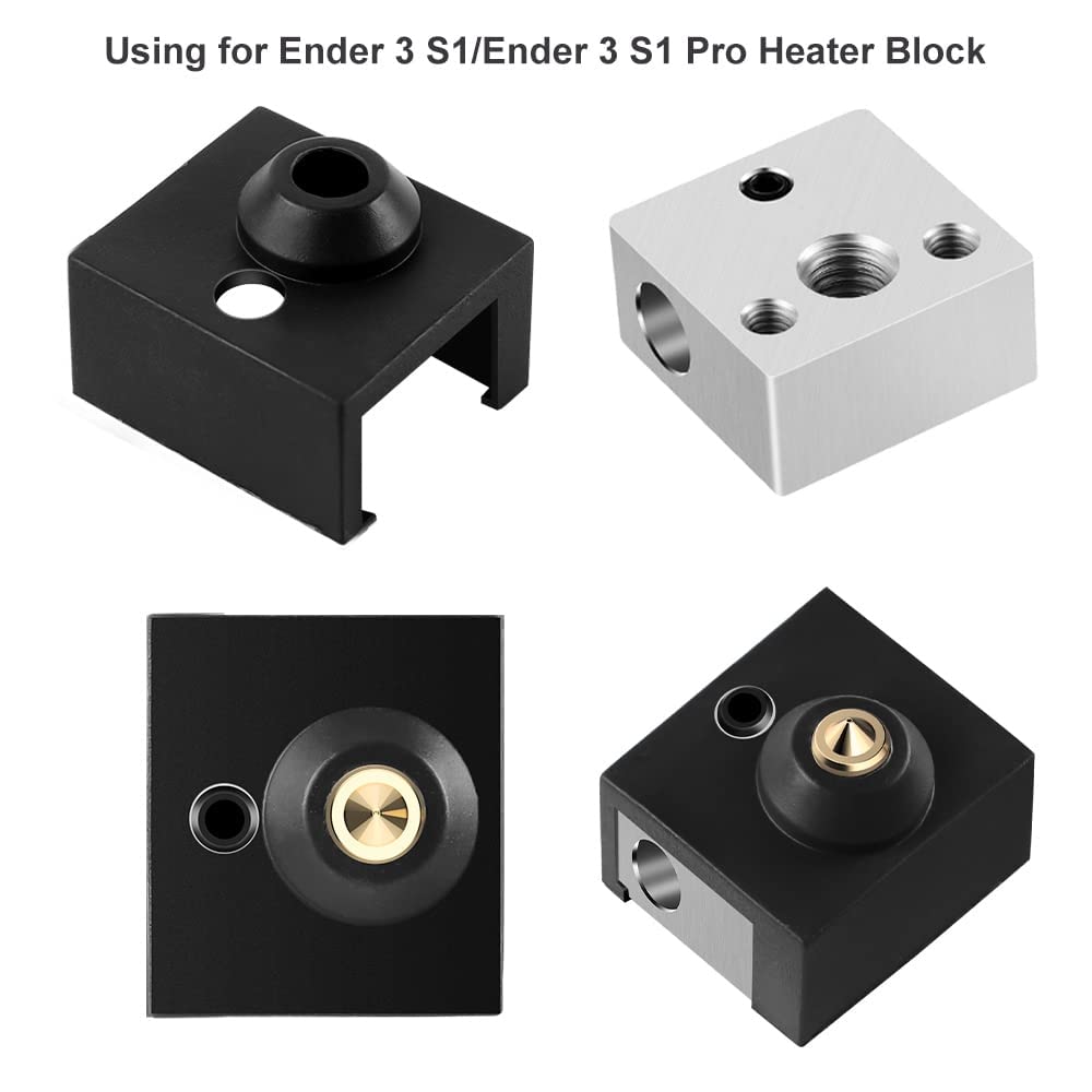 1pc Creality 3D® Hotend Heat Block Silicone Socks for Ender 3 S1/Pro/Plus