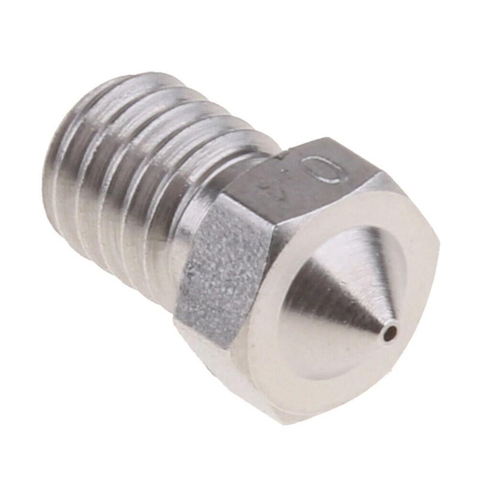 1pc V5/V6 (0.4mm) Stainless Steel Extruder Nozzle E3D M6 Thread 1.75mm For 3D Printers