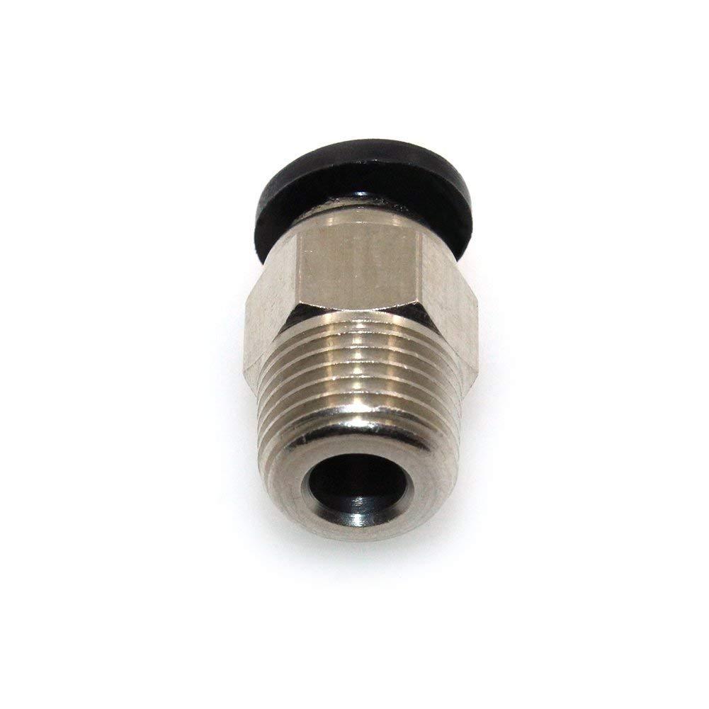 20pcs PC4-M10 Male Straight Pneumatic PTFE Tube Push Fit Quick Fitting Connectors