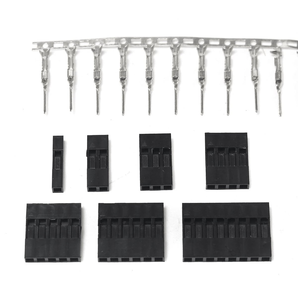 310pcs 2.54mm Male Female Dupont Wire Jumper With Header Connector Housing Kit