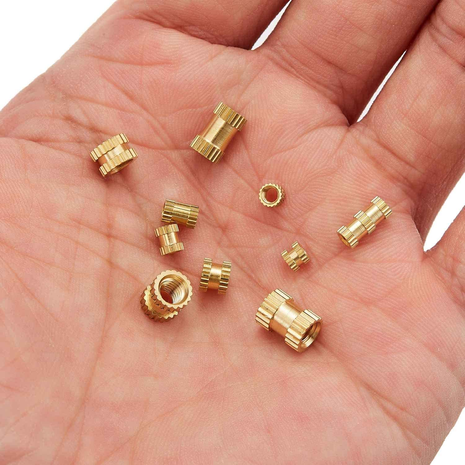 M4 Brass Heat Set Threaded Insert for Plastic Kit with Tool