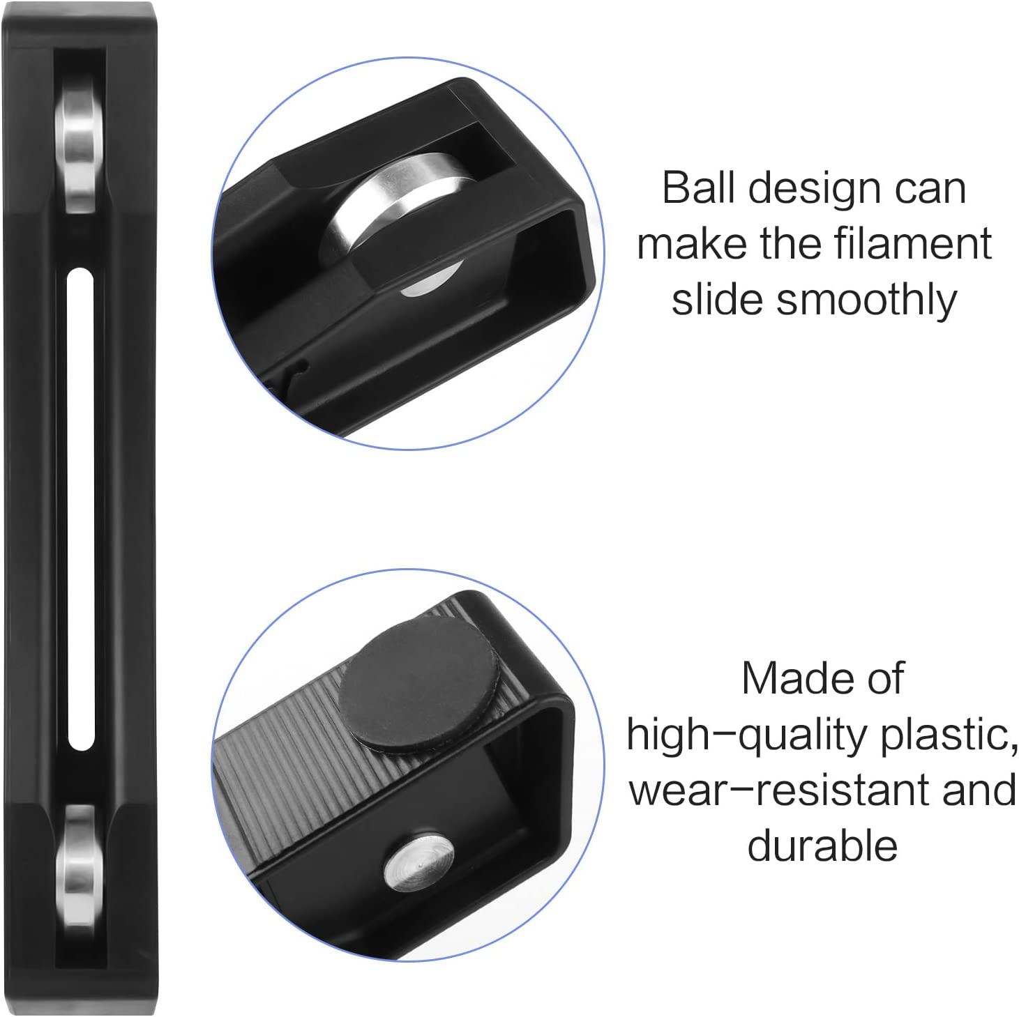 3D Printer Filament Spool Holder Brackets with Bearings (2pcs) PLA/ABS/TPU/PETG