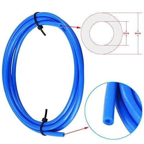 3pcs Blue PTFE Teflon Bowden Tube + PC4-M6 Quick Fitting & PC4-M10 Straight Push Fit Connectors