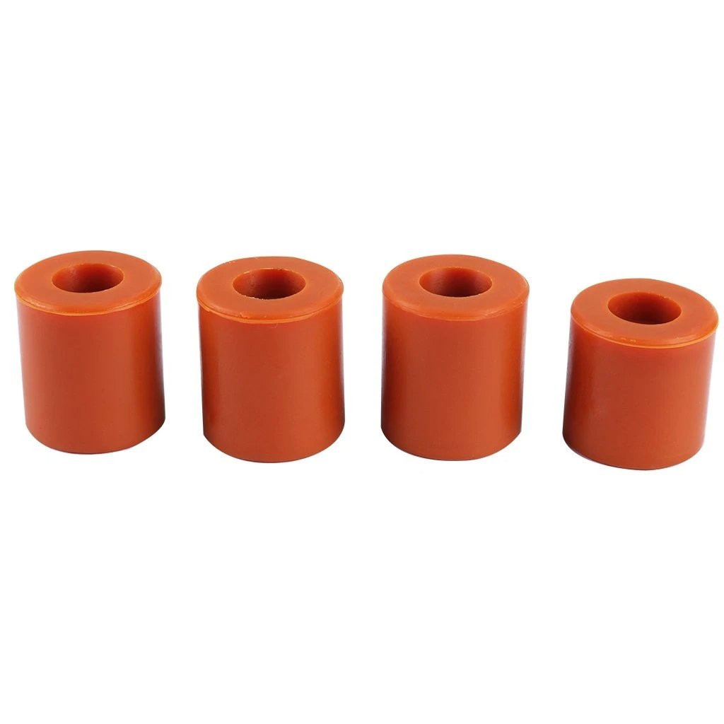 4pcs Silicone Spacer Hot-Bed Leveling Column (Orange) | 3pcs Long + 1pc Short for CR-10/CR-10S / Ender 3 / Ender 3 Pro 3D Printer