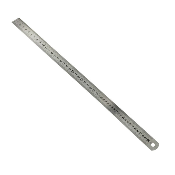 M + R 719500000Wooden Ruler 50cm Beech/Metal Inlay
