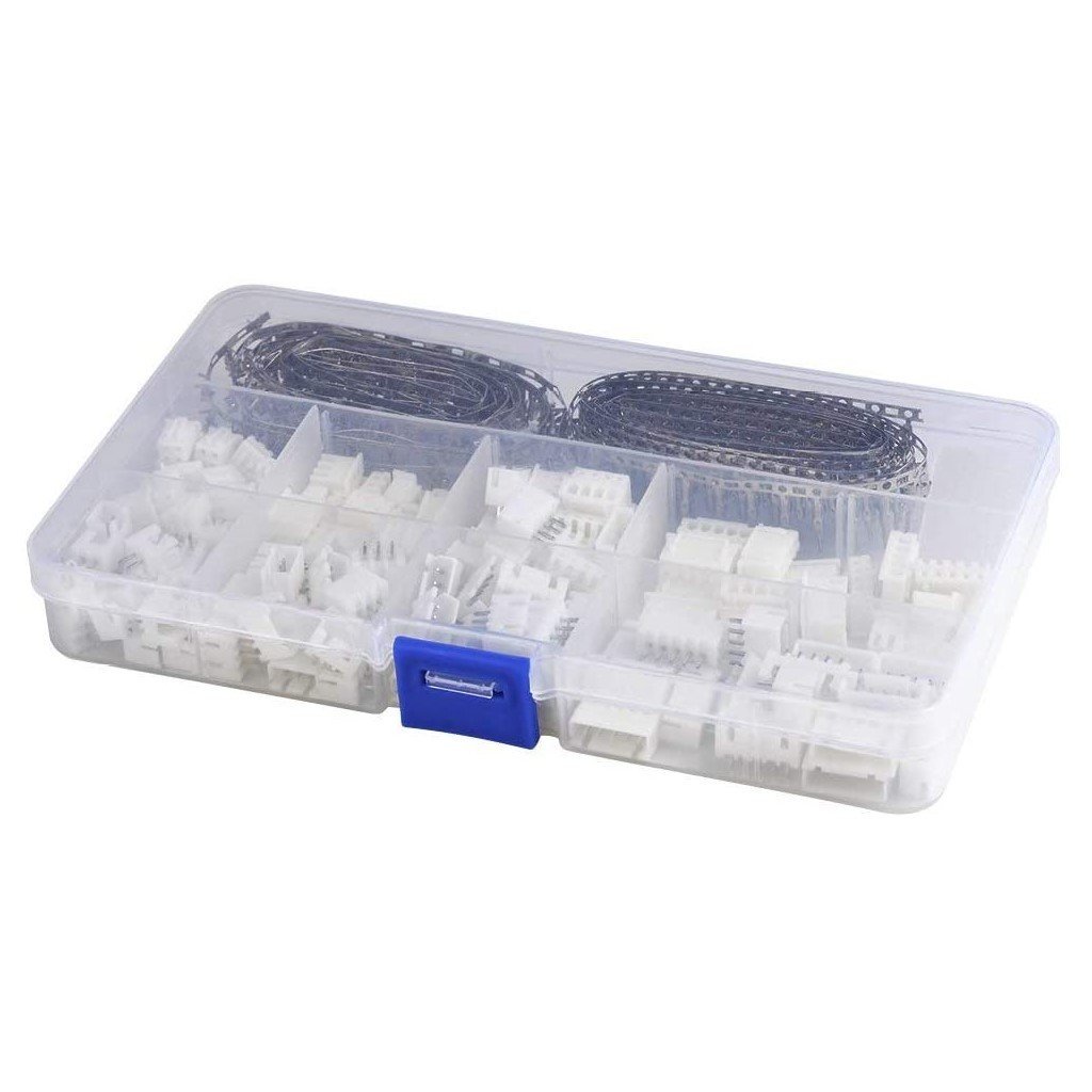 560pcs 2.54mm 3D Printer JST Connector Kit 2/3/4/5 Pin Housing Male and Female