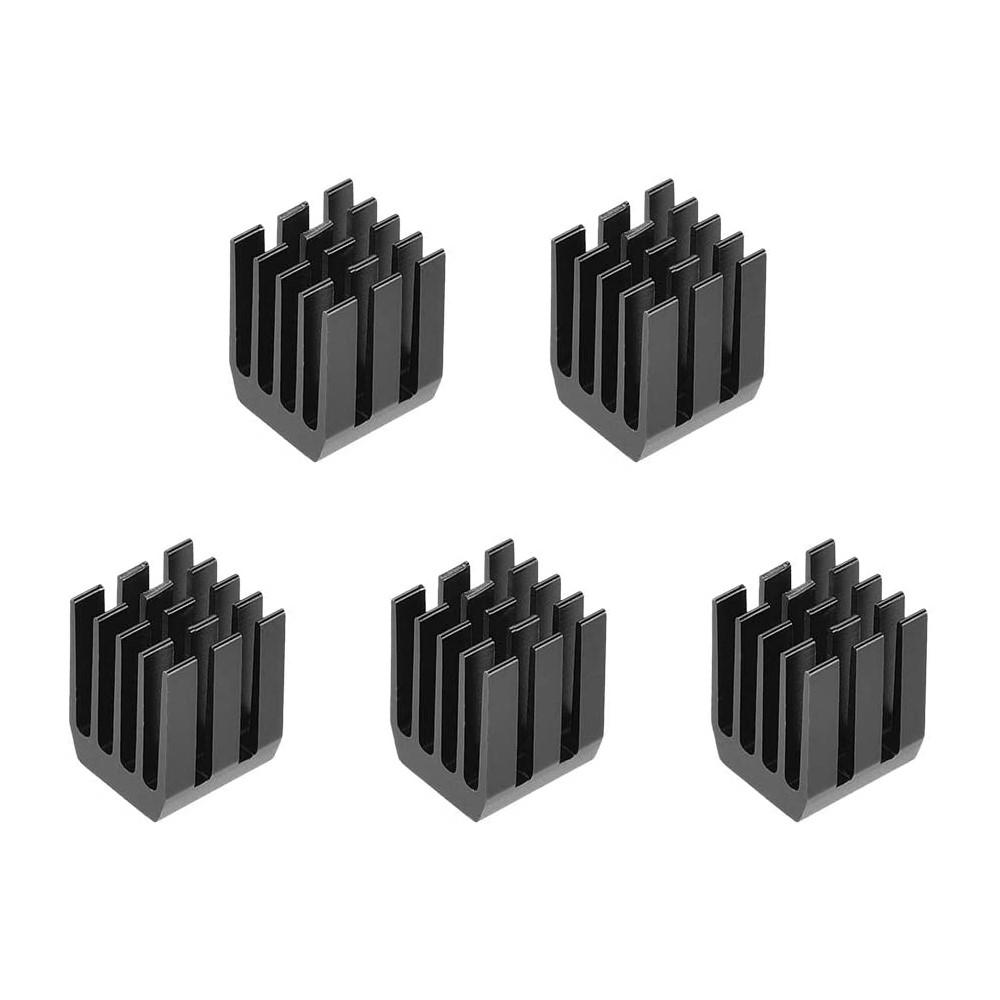 5pcs 3D Printer Stepper Motor Driver Heatsink for BIGTREETECH SKR Series Motherboards - Black x5