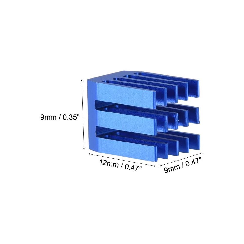 5pcs 3D Printer Stepper Motor Driver Heatsink for BIGTREETECH SKR Series Motherboards - Blue x5