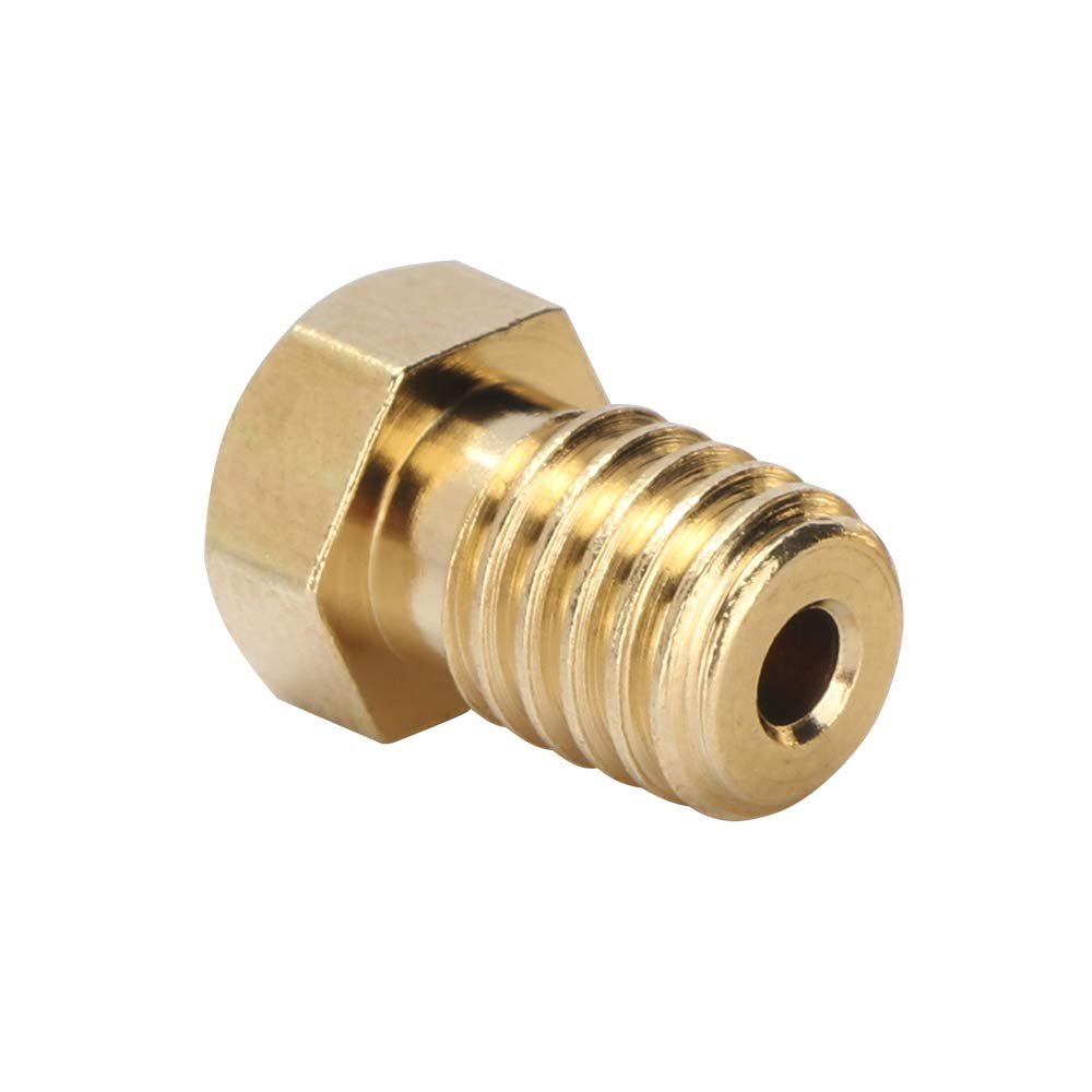 5pcs ANYCUBIC 0.4mm Brass Nozzles M6 Thread for 1.75mm Filament (Pack of 5)