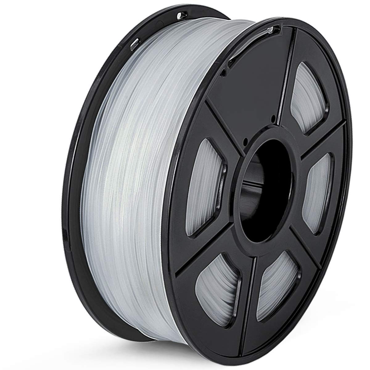 Transparent ABS 3D Printer Filament 1.75mm 1Kg Spool (2.2lbs), Dimensional Accuracy of +/- 0.02mm
