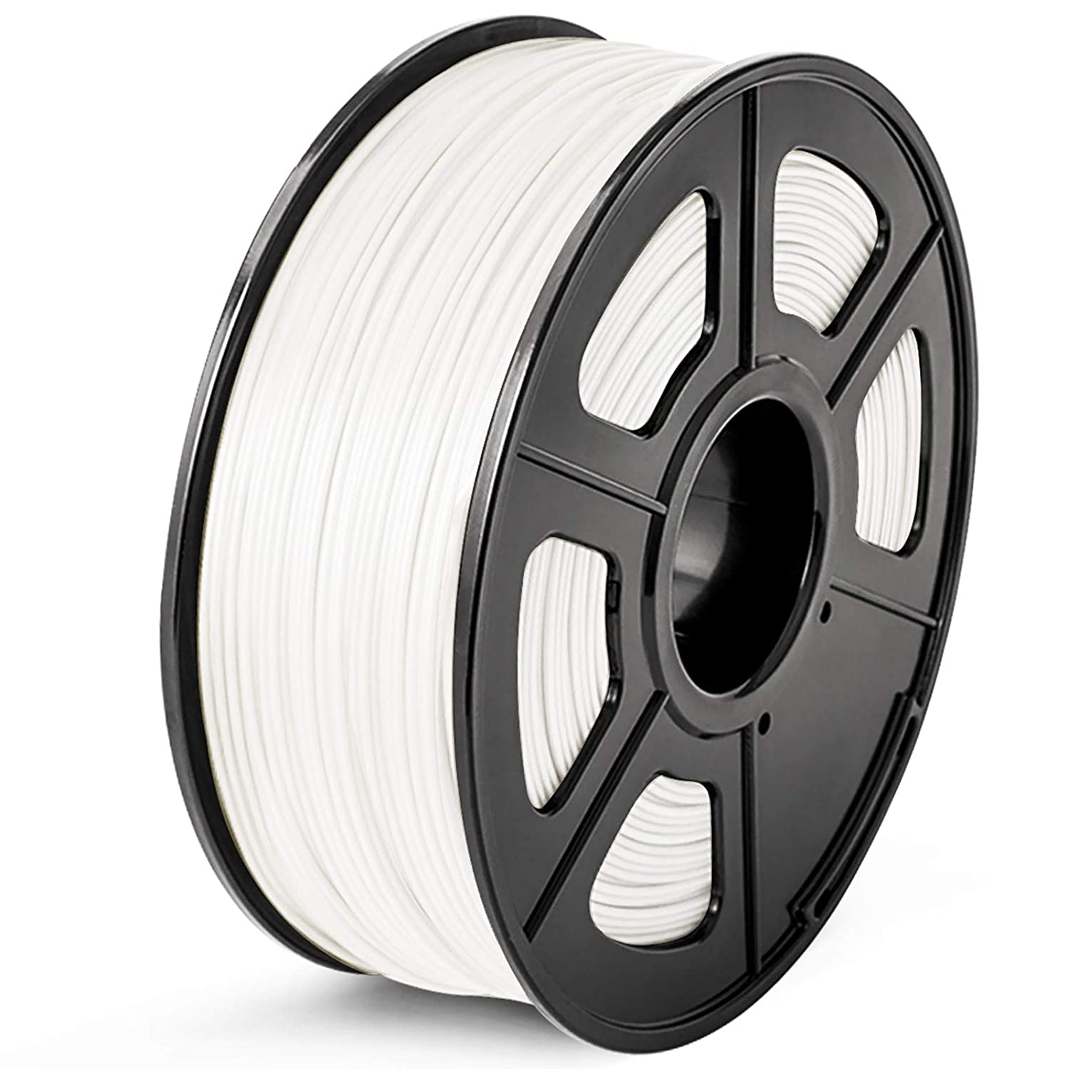 White ABS 3D Printer Filament 1.75mm 1Kg Spool (2.2lbs), Dimensional Accuracy of +/- 0.02mm