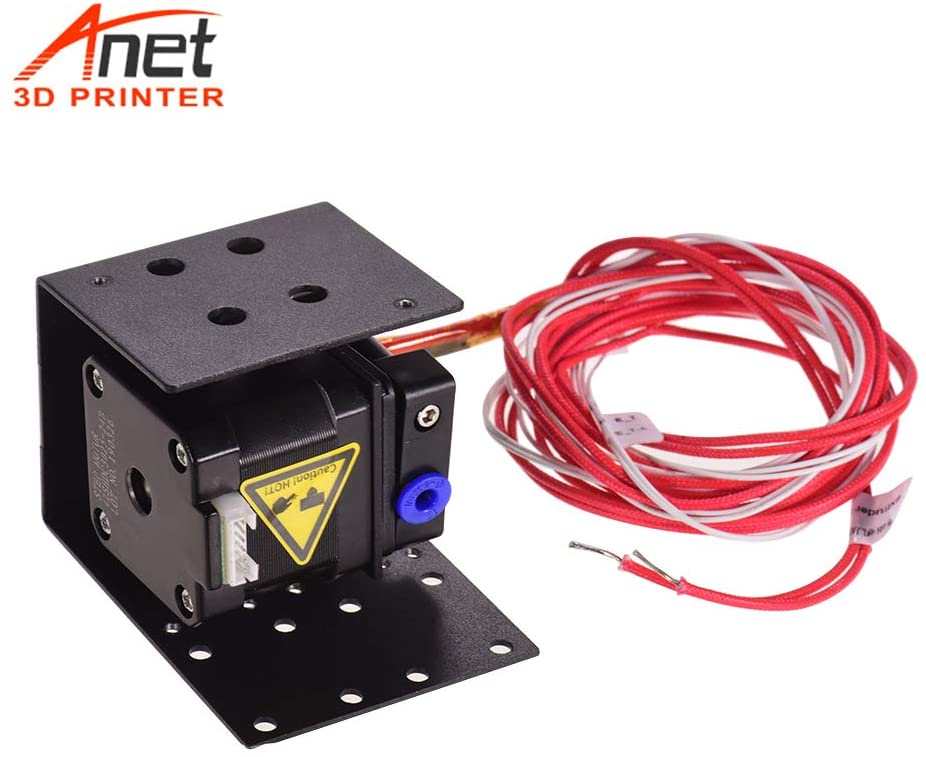 Anet A8 Plus 3D Printer Extruder | Remote Feeding Kit | 1.5M Heater Cartridge | 0.4mm Nozzle | 42 Stepper Motor - PrinterMods
