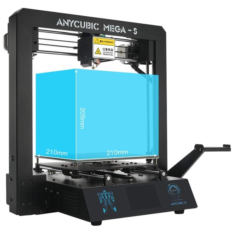 ANYCUBIC® i3 Mega-S 3D Printer (210*210*205mm Build Volume) Ultrabase Glass Bed - PrinterMods