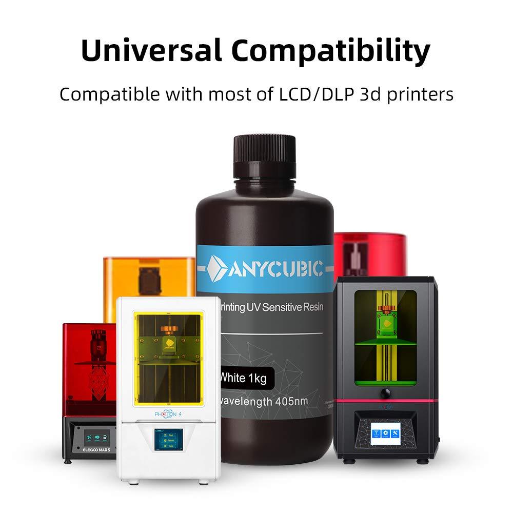 ANYCUBIC LCD UV Resin 405nm Rapid Photopolymer for LCD/DLP/SLA 3D Printers (500g / 1000g)