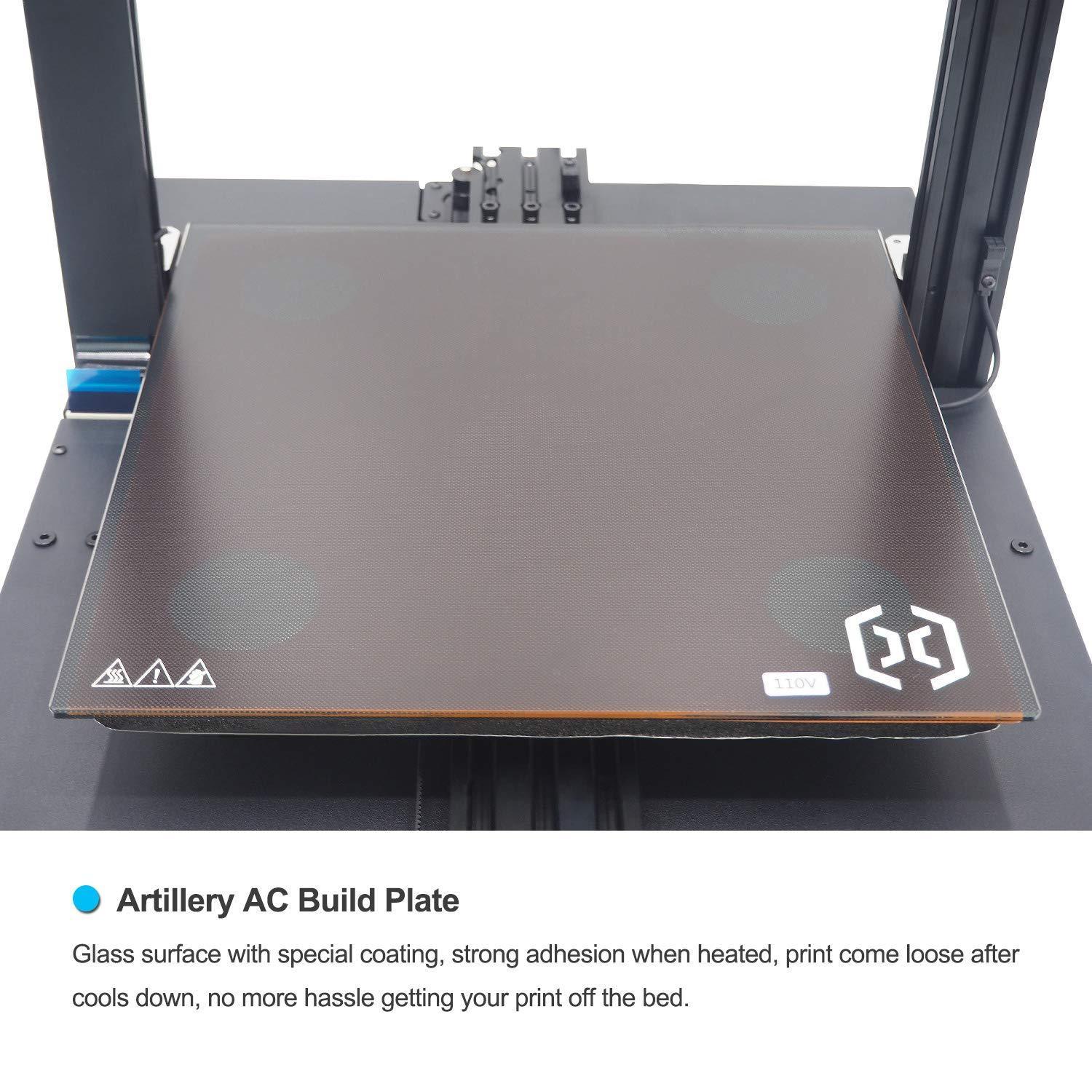 Artillery® Sidewinder X1 V4 High Precision 3D Printer (300*300*400mm Large Print Size) Resume Print/Filament Run-out Detection With Dual Z axis & TFT LCD - PrinterMods