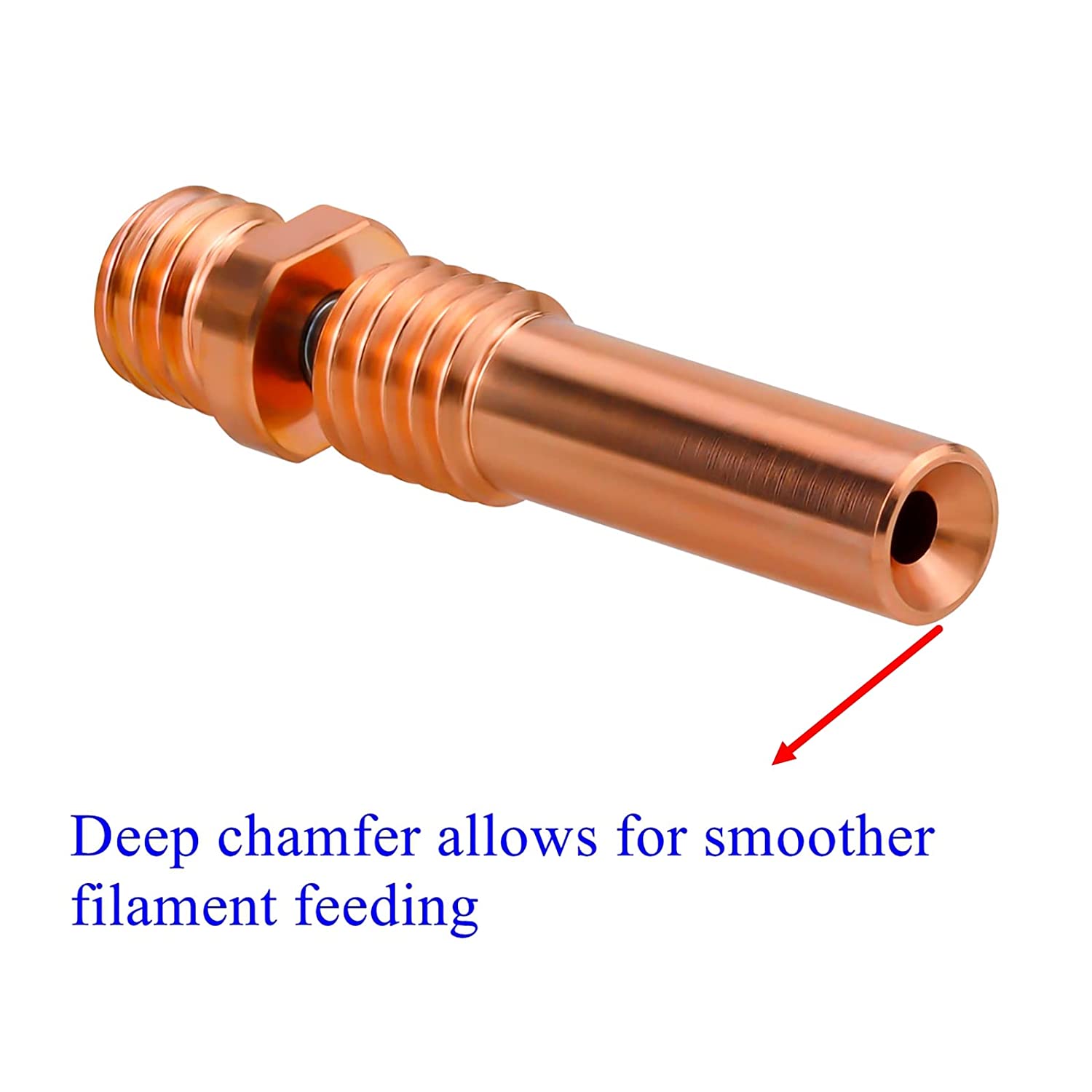 Copper-Titanium Bimetal Heatbreak Tube for Creality Spider All Metal Hotend