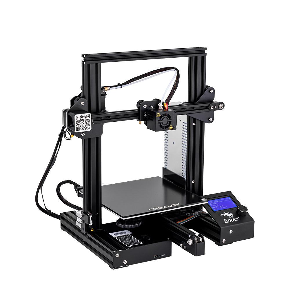 Creality 3D® Ender 3 3D Printer (220x220x250mm Build Volume) With Power Resume Function / V-Slot with POM Wheel / 1.75mm 0.4mm Nozzle