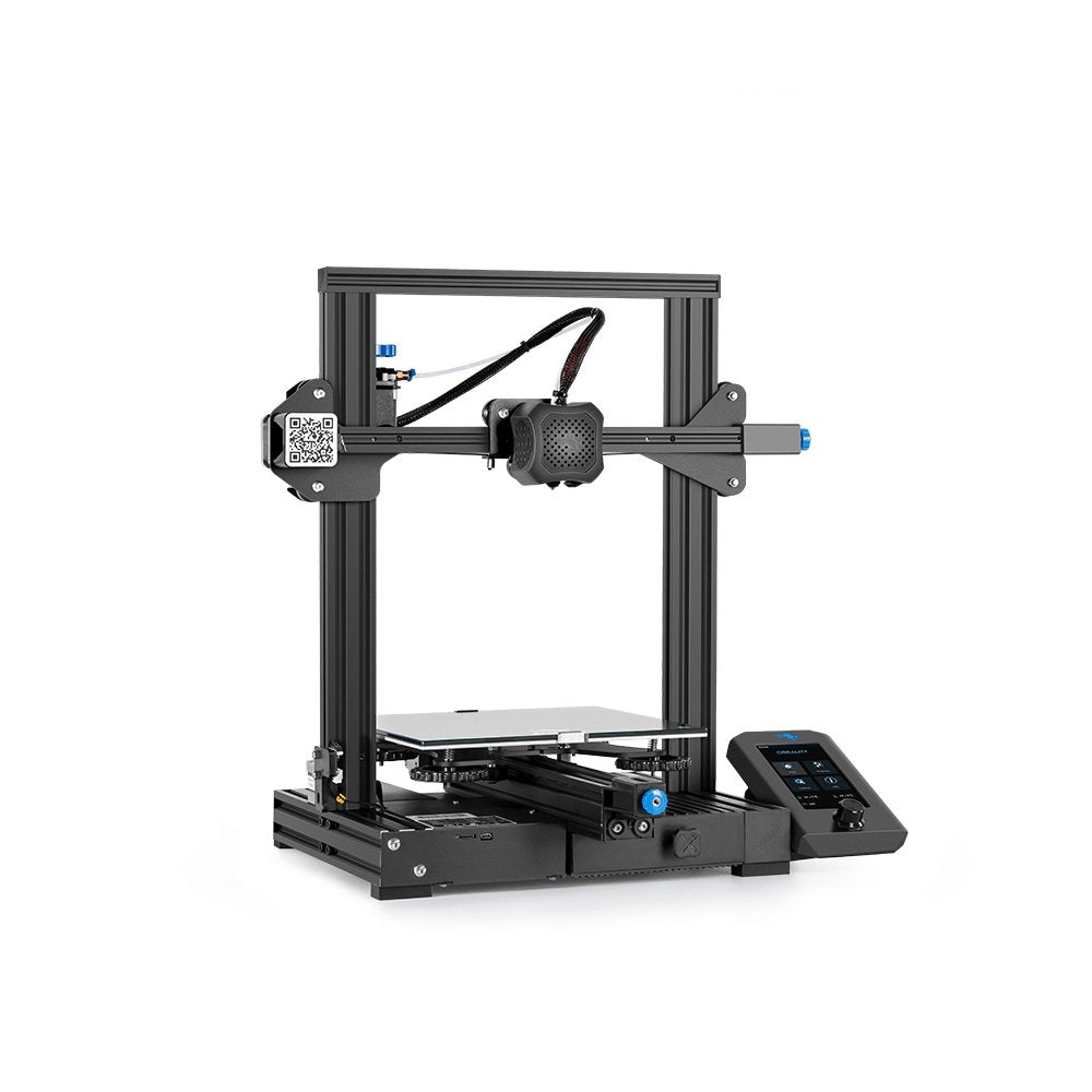 Creality 3D® Ender 3 V2 3D Printer | Ultra-silent TMC2208/Silent 32-bit Mainboard/Glass Platform/Mean Well Power Supply (220x220x250mm Build Volume)