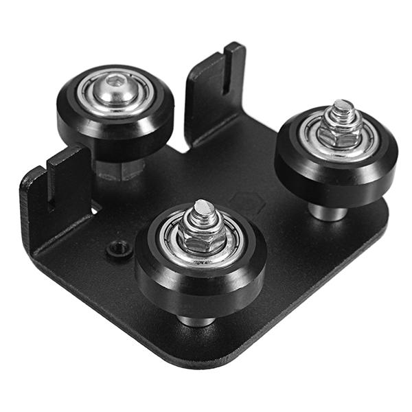 Creality 3D® Hotend Back Support Plate Mounting Bracket with x3 Wheels