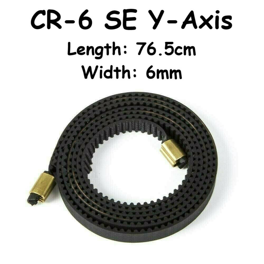 Creality CR-6 SE Y Axis Rubber Timing Belt | CR6 Y Axis GT2 6mm Replacement Part