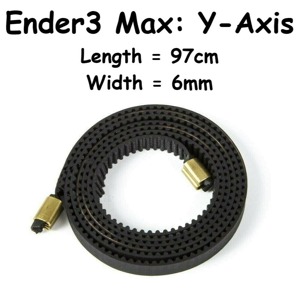 Creality Ender 3 Max Y-Axis Rubber Timing Belt | Y Axis GT2 6mm Replacement Part